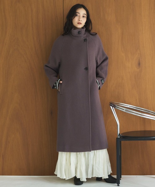 新品未使用タグ付✨定価3万9千DOUX archivesウールコート　サイズS スタンドカラーコート（その他アウター）｜DOUX ARCHIVES（ドゥ