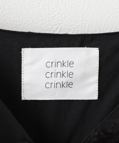 トップス crinkle crinkle crinkle 3D embroidery crinkle crinkle crinkle（クリンクルクリンクルクリンクル）の