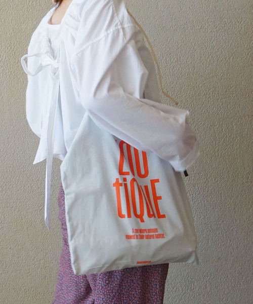 JOURNAL STANDARD LUXE(ジャーナルスタンダード ラックス)の「ZOOtiQuE tote(エコバッグ/サブバッグ・レディース・バーガンディー/グリーン/ピンク/マスタード/レッド/ブラウン/アイボリー/ブラック/スカイブルー/ブルー・FREE)」の5枚目の写真