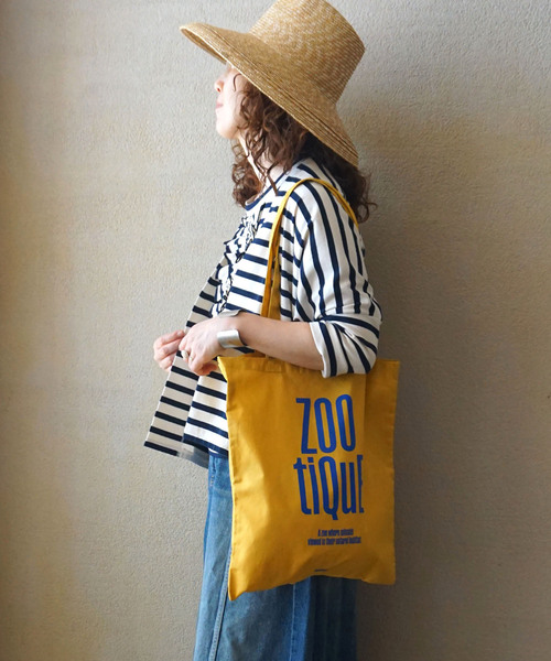 JOURNAL STANDARD LUXE(ジャーナルスタンダード ラックス)の「ZOOtiQuE tote(エコバッグ/サブバッグ・レディース・バーガンディー/グリーン/ピンク/マスタード/レッド/ブラウン/アイボリー/ブラック/スカイブルー/ブルー・FREE)」の7枚目の写真