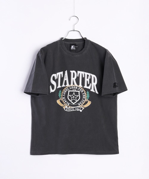 STARTER（スターター）の「STARTER BLACK LABEL ピグメント加工 半袖Tシャツ オーバーサイズ（Tシャツ/カットソー・メンズ・ブラック系その他/ブラック/ブラック系その他2・M/L/XL）」の15枚目の写真