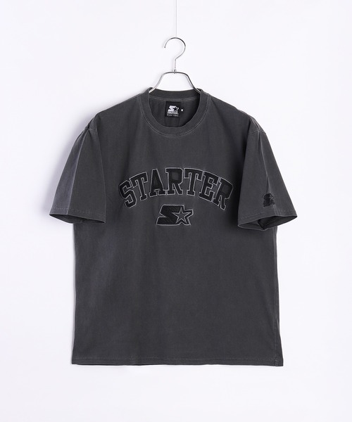 STARTER（スターター）の「STARTER BLACK LABEL ピグメント加工 半袖Tシャツ オーバーサイズ（Tシャツ/カットソー・メンズ・ブラック系その他/ブラック/ブラック系その他2・M/L/XL）」の11枚目の写真