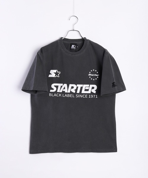 STARTER（スターター）の「STARTER BLACK LABEL ピグメント加工 半袖Tシャツ オーバーサイズ（Tシャツ/カットソー・メンズ・ブラック系その他/ブラック/ブラック系その他2・M/L/XL）」の13枚目の写真