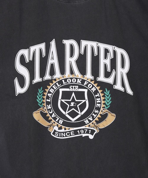 STARTER（スターター）の「STARTER BLACK LABEL ピグメント加工 半袖Tシャツ オーバーサイズ（Tシャツ/カットソー・メンズ・ブラック系その他/ブラック/ブラック系その他2・M/L/XL）」の7枚目の写真