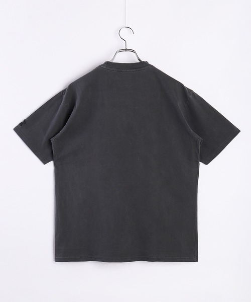 STARTER（スターター）の「STARTER BLACK LABEL ピグメント加工 半袖Tシャツ オーバーサイズ（Tシャツ/カットソー・メンズ・ブラック系その他/ブラック/ブラック系その他2・M/L/XL）」の9枚目の写真