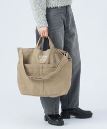 BEAMS HEART | スマイル 刺繍 ロゴ バッグ(トートバッグ)