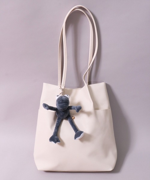 JO)カエル ぬいぐるみ バックチャーム キーホルダー
