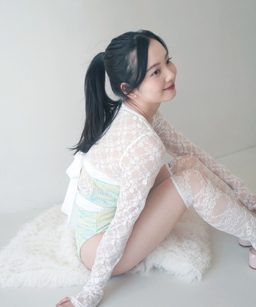 セール】バックリボンツイードワンピース（水着）｜EIMY ISTOIRE