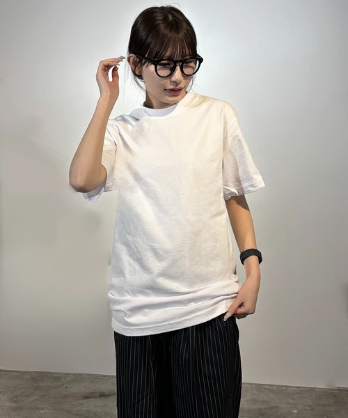 American Apparel(アメリカンアパレル)の「AA1301 AMERICAN APPAREL 6.0oz Tシャツ(CZ)(Tシャツ/カットソー・メンズ・ホワイト/ブラック/グレー/チャコール・MEDIUM/LARGE/X-LARGE/SMALL)」の2枚目の写真
