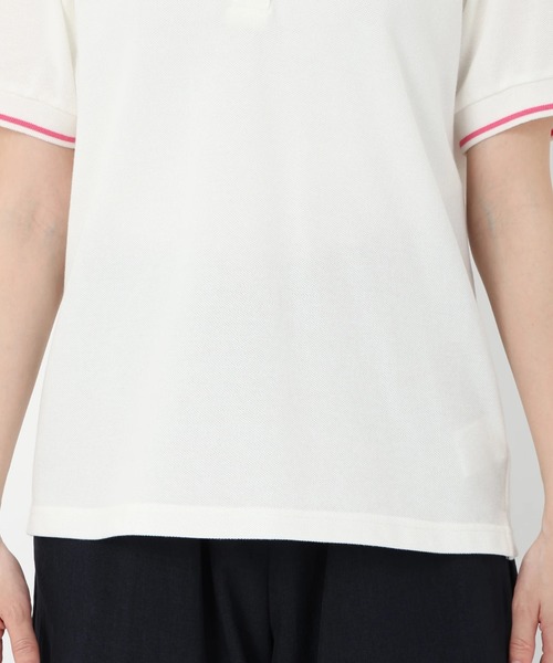 tシャツ スティッチカノコ＿ＳＦクローバー刺繍ポロシャツ　Tシャツ・カットソー レディース セール】スティッチカノコ＿SFクローバー刺繍ポロシャツ T