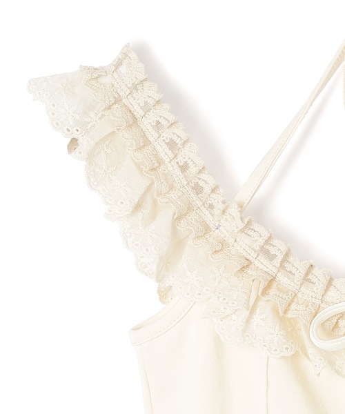 M DOLLY(エムドリー)の「lace ribbon halter neck tops/レースリボンホルターネックトップス(その他トップス・レディース・ブラック/アイボリー・S/M)」の7枚目の写真