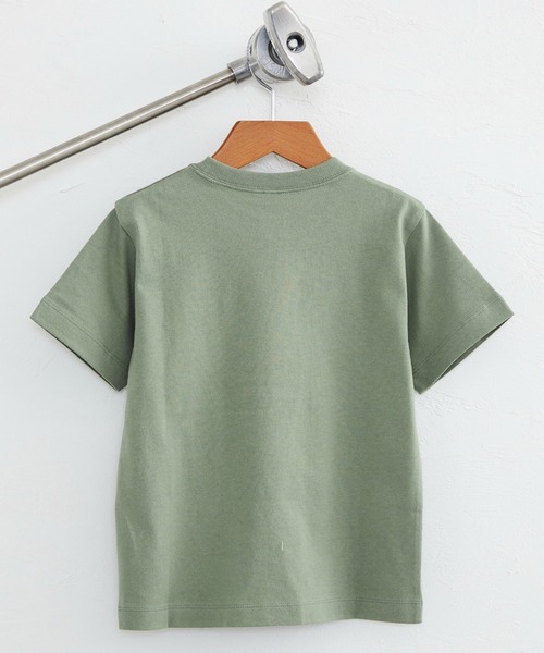 Lee（リー）の「Lee/リー【110-150cm】キッズ ブルドッグプリントTシャツ【アウトレット店舗・WEB限定】キッズTシャツ/キッズ半袖Tシャツ/夏（Tシャツ/カットソー・キッズ・ミント/オレンジ・120/130/110）」の5枚目の写真
