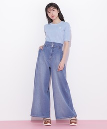 JILL by JILL STUART | ◇タックワイドライトデニムパンツ(デニムパンツ)