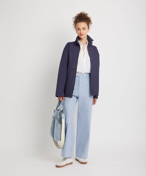 agnes b.（アニエスベー）の「コットン プリーツ 長袖 ブラウス "Tiziano"（シャツ/ブラウス・レディース・ホワイト・2/1/3）」の7枚目の写真