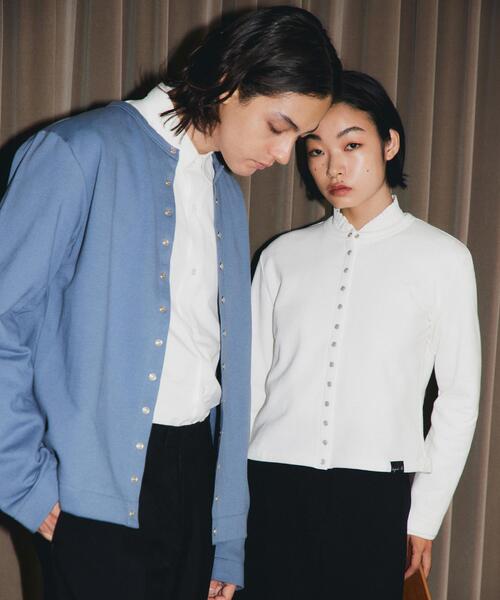 agnes b.（アニエスベー）の「コットン プリーツ 長袖 ブラウス "Tiziano"（シャツ/ブラウス・レディース・ホワイト・2/1/3）」の8枚目の写真