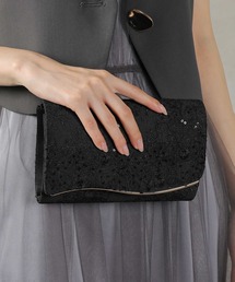 Kana | スパンコールレース刺繍 パーティーバッグ 結婚式 お呼ばれ オケージョン(ショルダーバッグ)