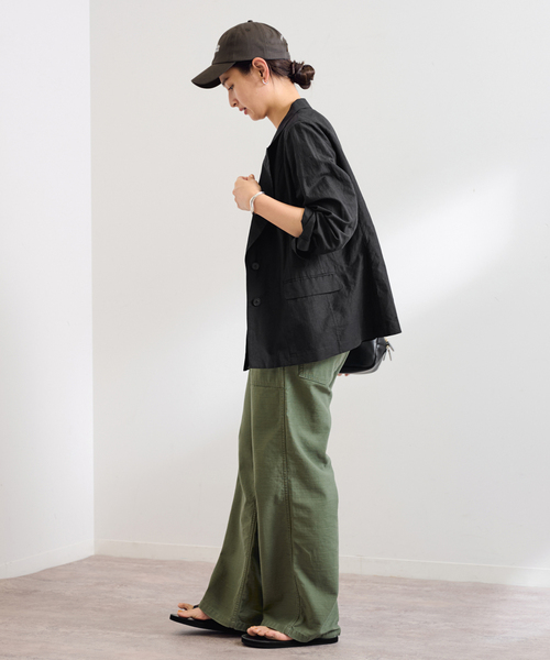 FRAMeWORK（フレームワーク）の「STUDIO WEAREALLANIMALS 別注 TEAM LOGO（キャップ・レディース・チャコールグレー/ベージュ/ブラウン・FREE）」の13枚目の写真