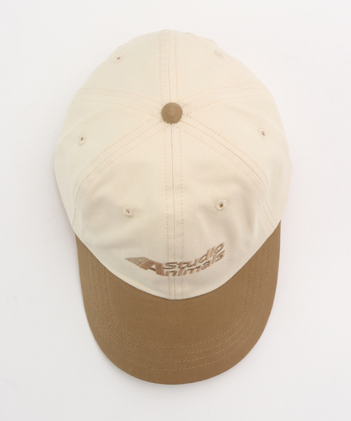 FRAMeWORK（フレームワーク）の「STUDIO WEAREALLANIMALS 別注 TEAM LOGO（キャップ・レディース・チャコールグレー/ベージュ/ブラウン・FREE）」の4枚目の写真