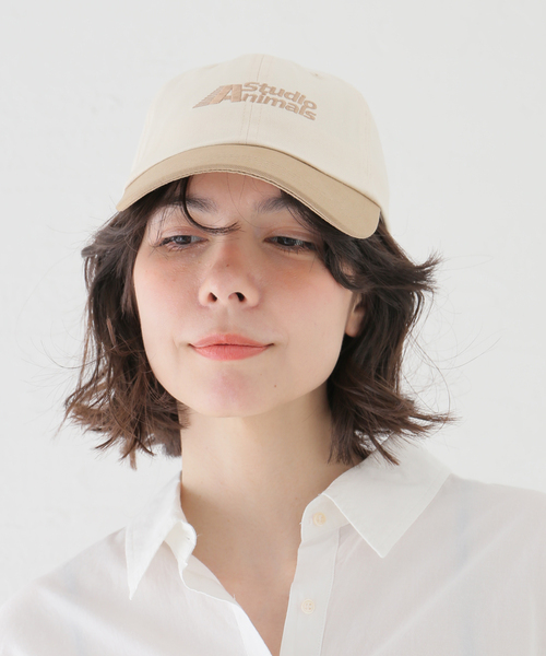 FRAMeWORK（フレームワーク）の「STUDIO WEAREALLANIMALS 別注 TEAM LOGO（キャップ・レディース・チャコールグレー/ベージュ/ブラウン・FREE）」の17枚目の写真