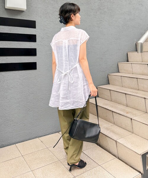 休日限定 NOLLEY'S（ノーリーズ）の「シアーラミーオーバーサイズシャツ トップス