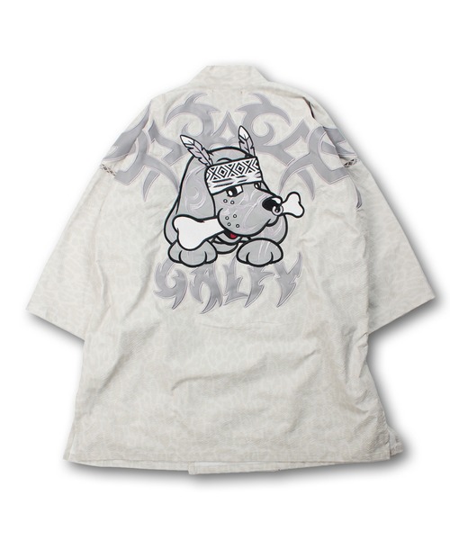 GALFY(ガルフィー)の「GALFY-部族長甚平(シャツ/ブラウス・メンズ・グレー/ブラック/ホワイト・L/XL)」の22枚目の写真