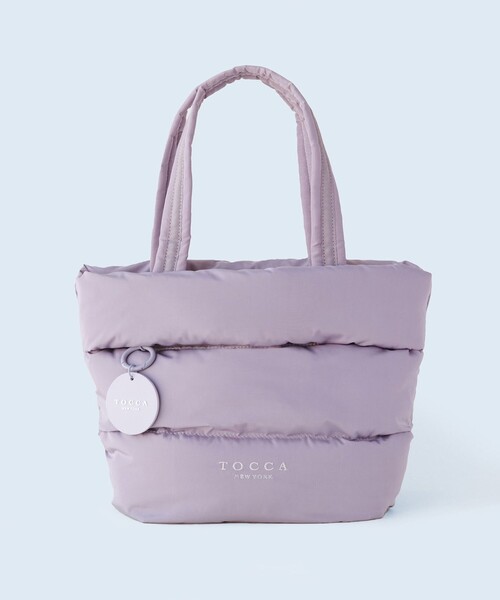 TOCCA(トッカ)の「T-ARIA QUILTTOTE トートバッグ(トートバッグ・レディース・ブラック系/ライラック系/ブルー系・F)」の7枚目の写真