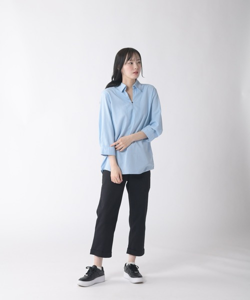 ちーたろ Black Soft Cotton Fold Waist Hot Pant | Athleisure