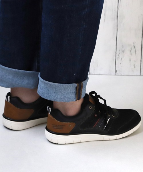 EDWIN(エドウィン)の「EDWIN 軽量スニーカー 7643(スニーカー・メンズ・ネイビー/ブラック・25cm/26cm/26.5cm/25.5cm/27cm)」の4枚目の写真
