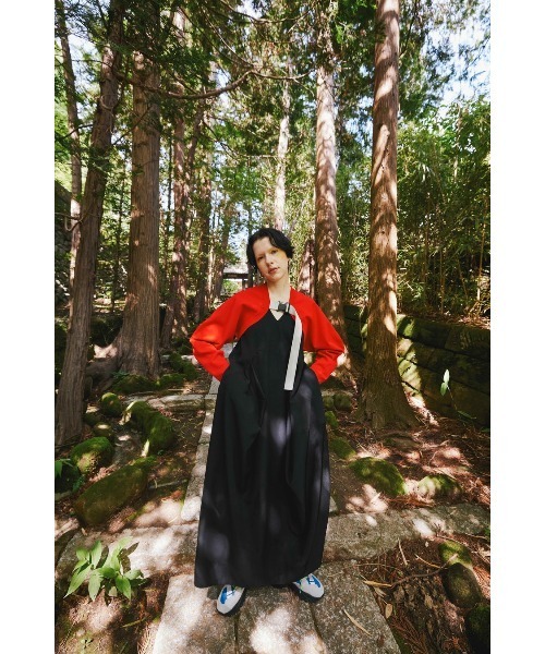 最終値下げ　OMMO WIDE TAPE SHORT BOLERO OMMO WIDE TAPE SHORT BOLERO