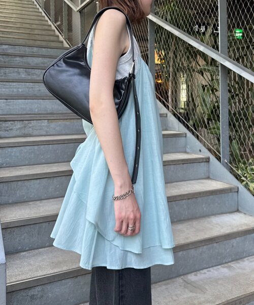 CIAOPANIC TYPY（チャオパニックティピー）の「【India】スシボイルキャミチュニック（キャミソール・レディース・ブラウン/サックスブルー/ブラック・ONE SIZE）」の5枚目の写真