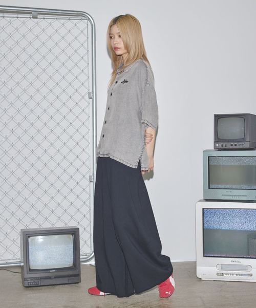 MSG(エムエスジー)の「ヘビーウェイトオーバーサイズバギースウェットパンツ【UNISEX】(スウェットパンツ・メンズ・ブラック系1/ブラック/アッシュ・XL/L/M/S)」の12枚目の写真