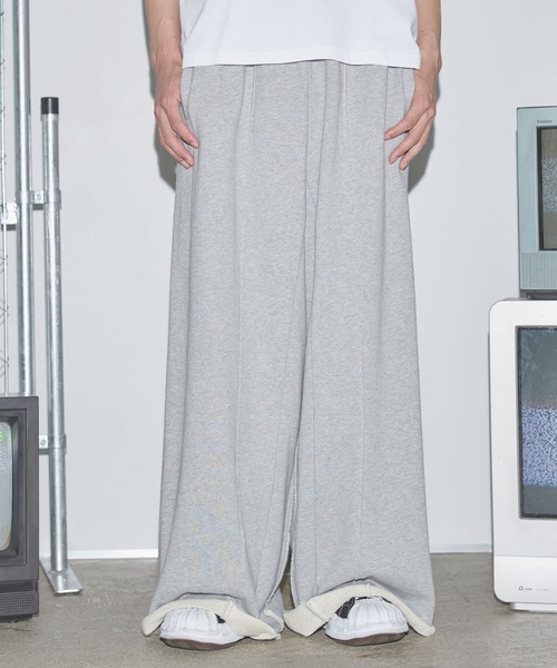 ヘビーウェイトオーバーサイズバギースウェットパンツ【UNISEX