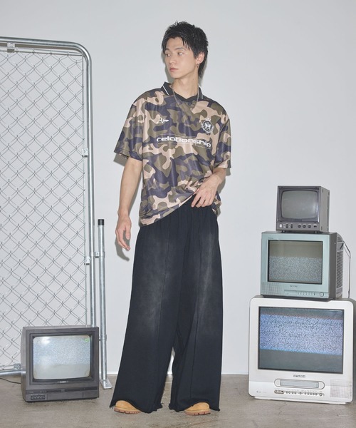 MSG(エムエスジー)の「ヘビーウェイトオーバーサイズバギースウェットパンツ【UNISEX】(スウェットパンツ・メンズ・ブラック系1/ブラック/アッシュ・XL/L/M/S)」の20枚目の写真
