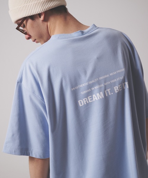 FIRST DOWN(ファーストダウン)の「CVCジャージー ショートスリーブ ポケット Tシャツ(Tシャツ/カットソー・メンズ・ホワイト/ブラック/サックスブルー・M/L/XL)」の3枚目の写真