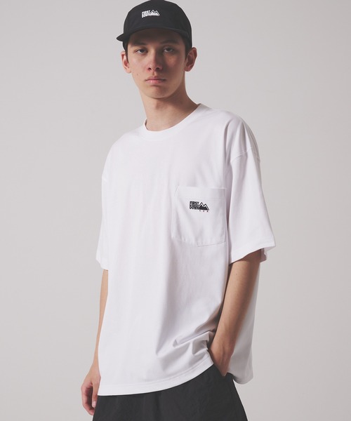 FIRST DOWN(ファーストダウン)の「CVCジャージー ショートスリーブ ポケット Tシャツ(Tシャツ/カットソー・メンズ・ホワイト/ブラック/サックスブルー・M/L/XL)」の4枚目の写真
