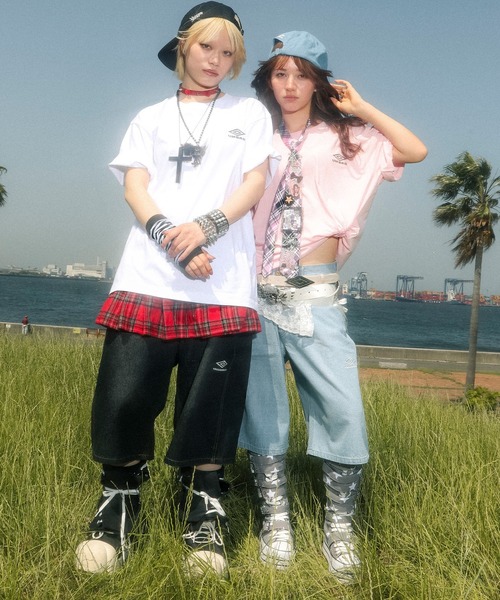 younger song（ヤンガーソング）の「【限定】UMBRO/アンブロ 半袖 Tシャツ Younger Song コラボレーション MRYS-T001（Tシャツ/カットソー・メンズ・チャコールグレー/ネイビー/ブラウン/ホワイト/ブラック/リアルツリーカモ/ピンク・L/M/S/LL）」の18枚目の写真