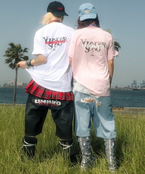 younger song（ヤンガーソング）の「【限定】UMBRO/アンブロ 半袖 Tシャツ Younger Song コラボレーション MRYS-T001（Tシャツ/カットソー・メンズ・チャコールグレー/ネイビー/ブラウン/ホワイト/ブラック/リアルツリーカモ/ピンク・L/M/S/LL）」の21枚目の写真