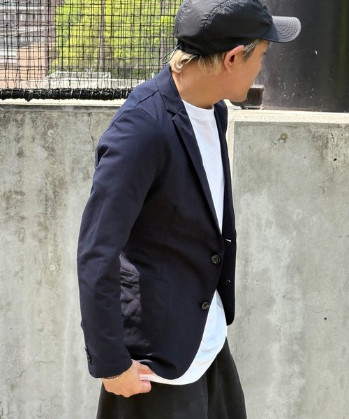 VENCEEXCHANGE（ヴァンスエクスチェンジ）の「テーラードジャケット（テーラードジャケット・メンズ・ベージュ/ネイビー・S）」の6枚目の写真