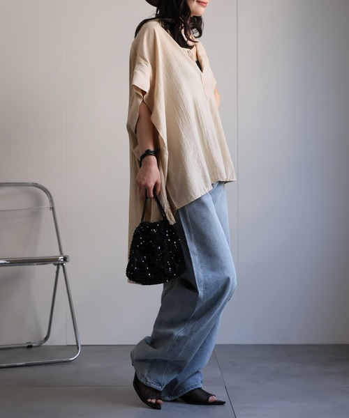 model：156cm 着用サイズ：FREE