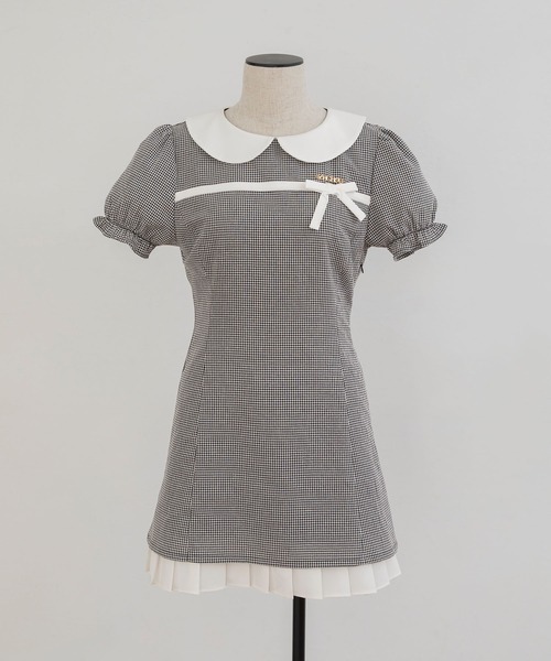 セール】Gingham Check Mini One-piece/ギンガムチェックミニ