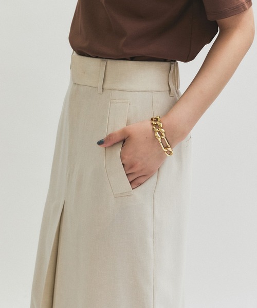 セール】【逸品】ハイウエストベンツタックスカート（スカート