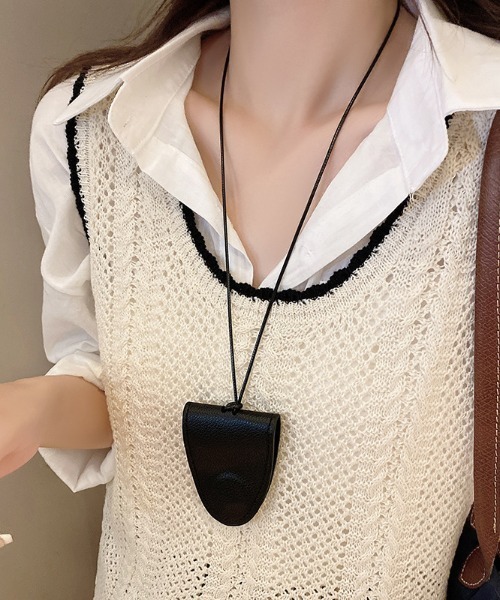 Made in I（メイドインアイ）の「オーバルメガネストラップ（メガネ・レディース・シルバー/アイボリー/ブラック/ブラウン系その他/ブラウン/レオパード・FREE）」の13枚目の写真