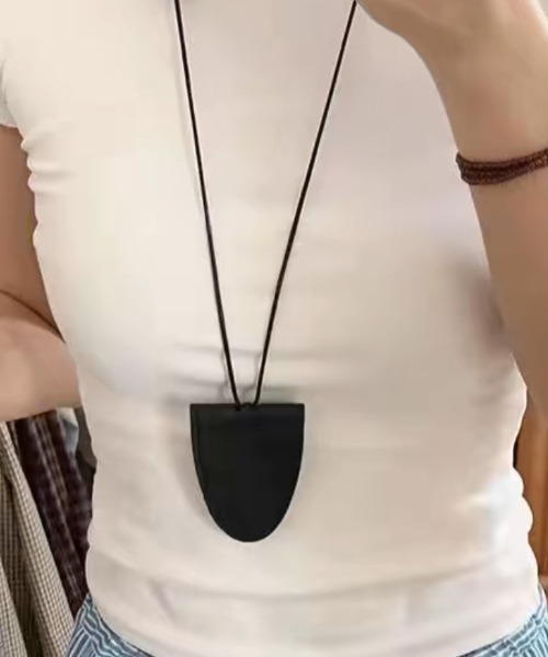 Made in I（メイドインアイ）の「オーバルメガネストラップ（メガネ・レディース・シルバー/アイボリー/ブラック/ブラウン系その他/ブラウン/レオパード・FREE）」の14枚目の写真