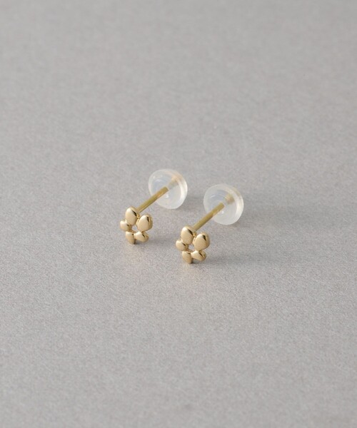 K10YG フラワー ピアス（ピアス（両耳用））｜ete（エテ）の