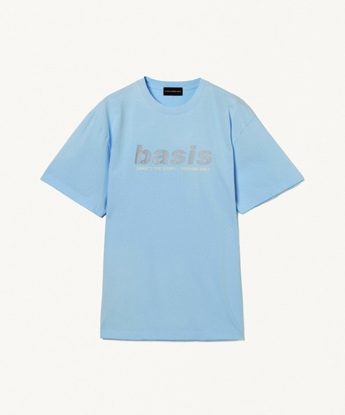FORSOMEONE(フォーサムワン)の「FORSOMEONE BASIS TEE(Tシャツ/カットソー・メンズ・サックスブルー/チャコールグレー・48/50/46/44)」の1枚目の写真