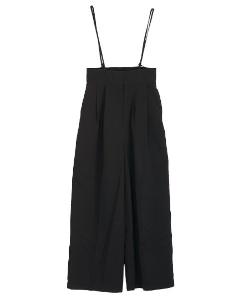 UR'S（ユアーズ）の「タックワイドサロペット（サロペット/オーバーオール・レディース・グレー/ブラック・M）」の13枚目の写真