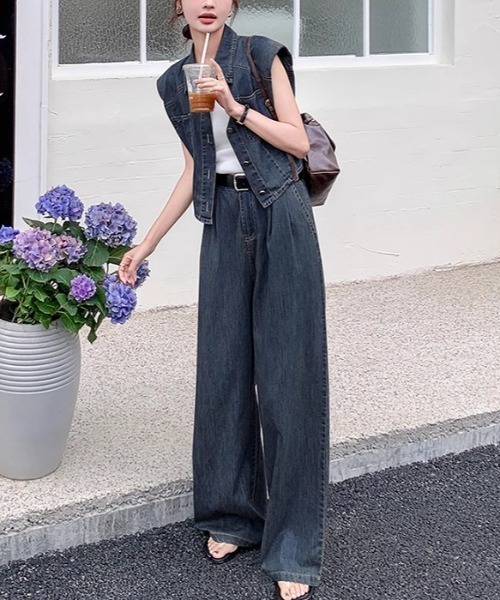 JUST A NOON デニム　セットアップ sugarhill】MODERN DENIM セットアップ / OHTANI / ADAM ET ROPÉ