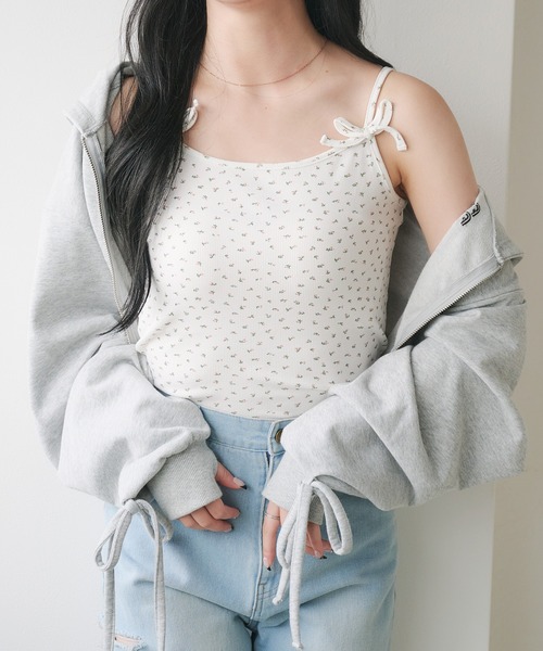 SENEE ribbon velour tops（リボンベロアトップス）（SENEE
