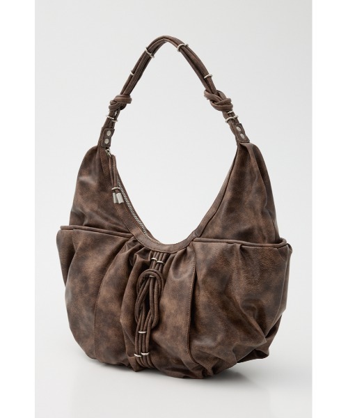 LAGUA GEM（ラグアジェム）の「DROP STRING ROUND バッグ（ショルダーバッグ・レディース・ブラック/ブラウン・FREE）」の12枚目の写真