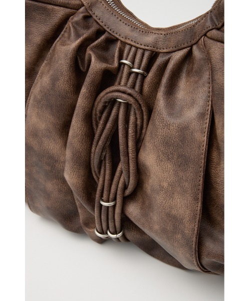 LAGUA GEM（ラグアジェム）の「DROP STRING ROUND バッグ（ショルダーバッグ・レディース・ブラック/ブラウン・FREE）」の15枚目の写真